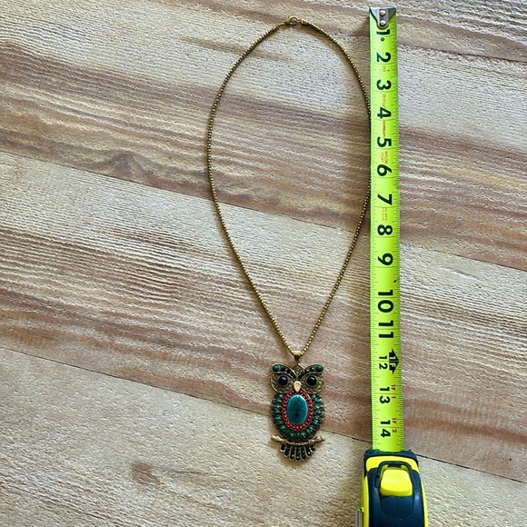 Jeweled Owl Necklace - Picture 4 of 5